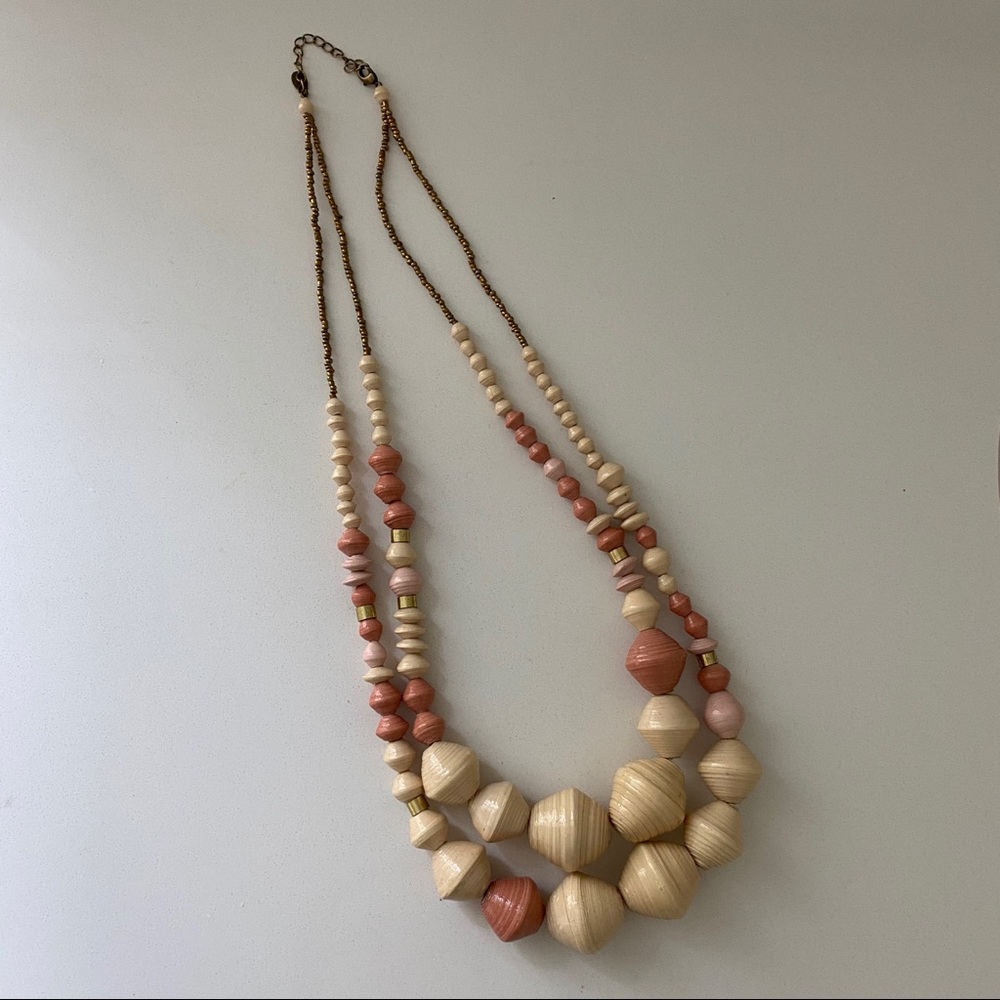 31 Bits paper bead necklace